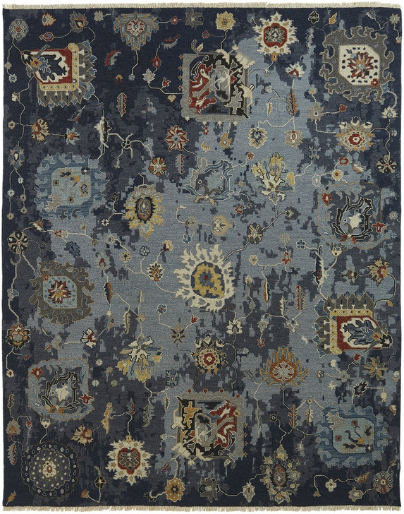 Hand Knotted Wool Transitional Rug KSU4880