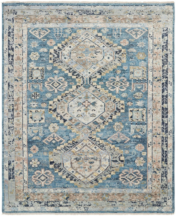 Knotted Wool Southwest/Tribal Rug KCN2840