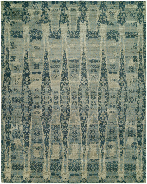 Hand Knotted Wool & Silk Classic/Fade Rug KLN2370