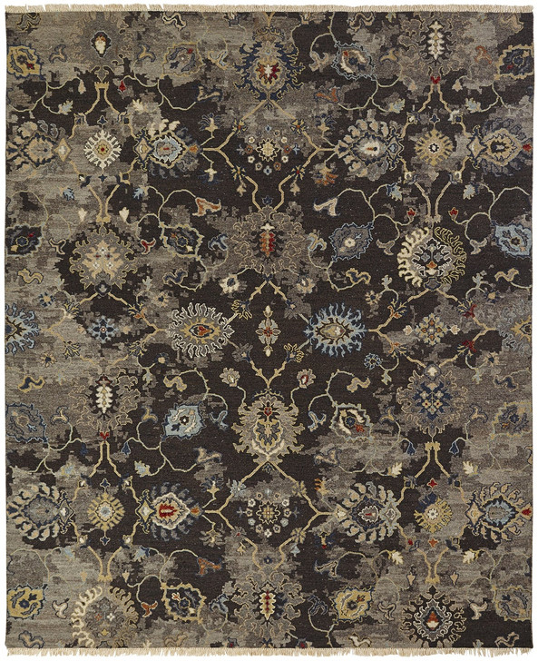 Hand Knotted Wool Transitional Rug KSU4890