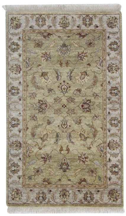Agra 3'1" x 5'1" Hand-knotted Rug - w112