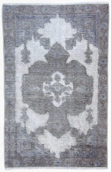 Vintage Overdye 3' x 5' Hand-knotted Rug - W106