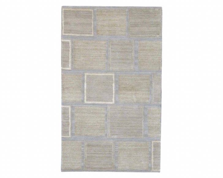 Modern 3x5 Hand-knotted Rug - w165