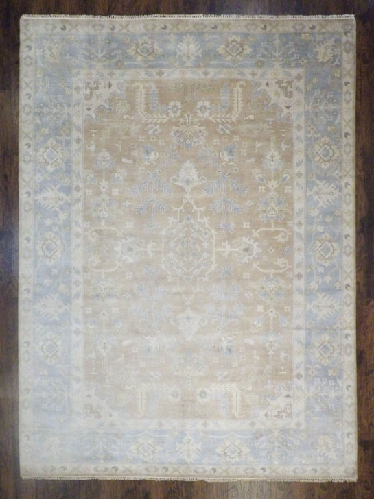 Turk Oushak Natural-dye10'0"x14'0" Hand-knotted Rug -W11314