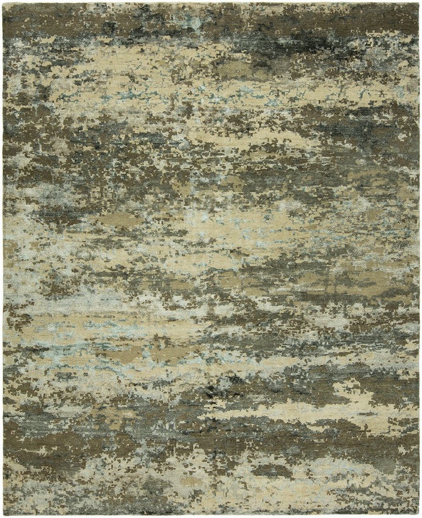 Hand Knotted Wool & Silk Classic/Fade Modern Rug KOR7790