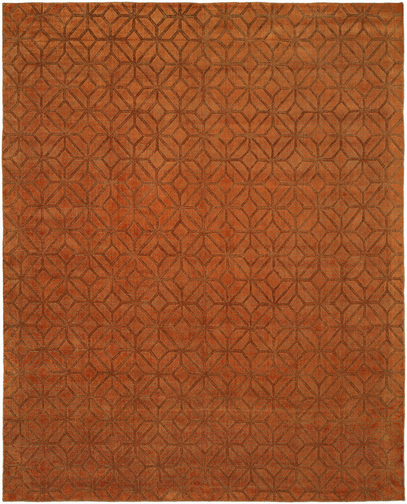 Hand Loom Wool & Silk Transitional Rug KAV1950