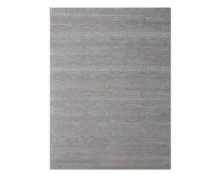 Modern Circle Design Wool/silk Hand-knotted Rug 3 x 5 - w151