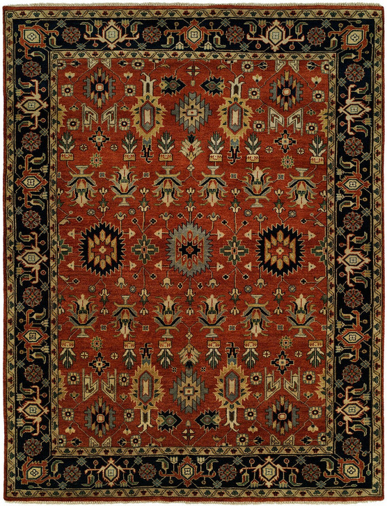 Hand Knotted Wool Tribal Rug KHR0890