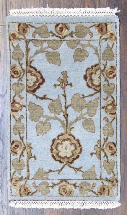 Tree Of Life Lotus Design 2'0"x3'0" Hand-knotted Rug -w351