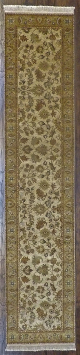 Fine Jaipur Kashan Tie Dye 2' 6"x 12'0" Hand-knotted Rug -w700