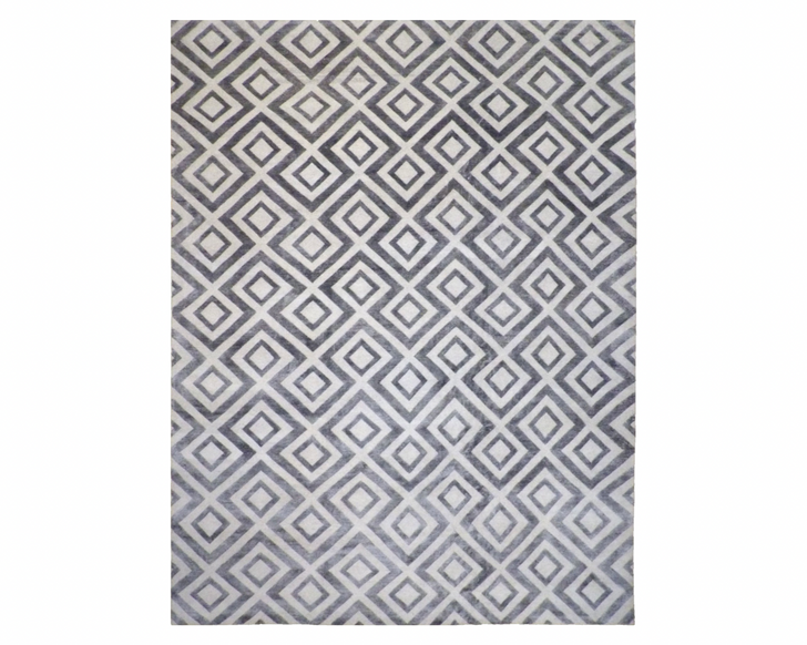 Modern Abstract Diamond Design 11'4" x 15'4" Hand knotted Rug - w781