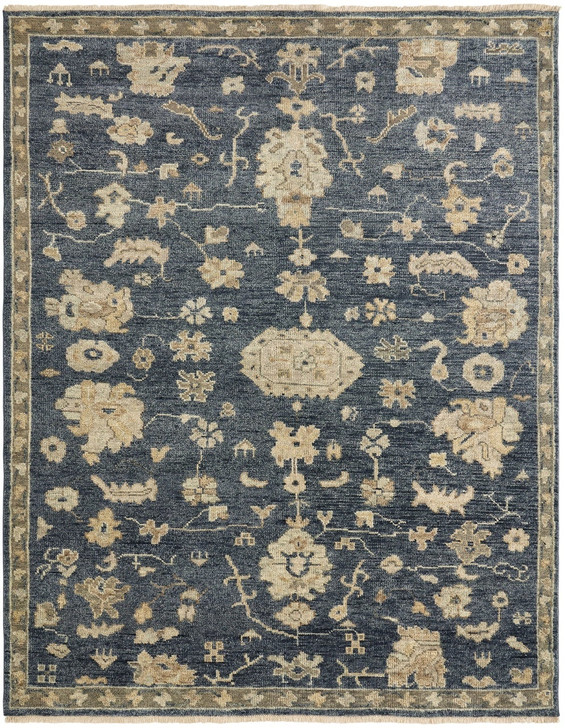 Hand Knotted Wool Oushak Rug KLL7480