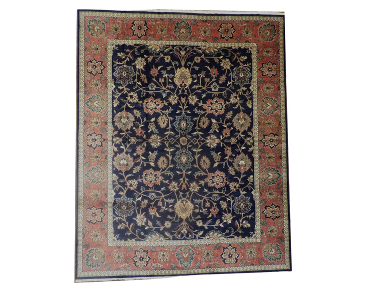 Turkish Weave Kashan Hand knotted Wool Rug 12'1" X 15'2"  - W745