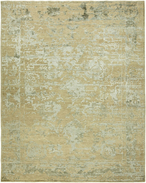 Hand Knotted Wool & Silk Transitional Rug KGN1420