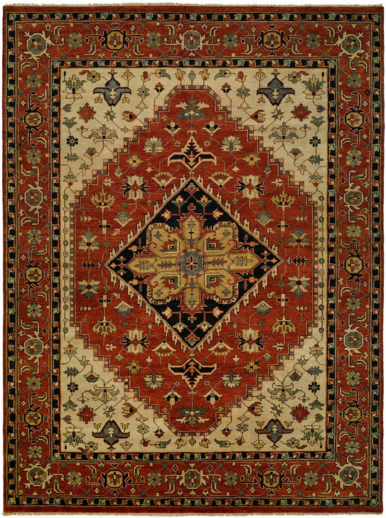 Hand Knotted Wool Tribal Rug KHR0820