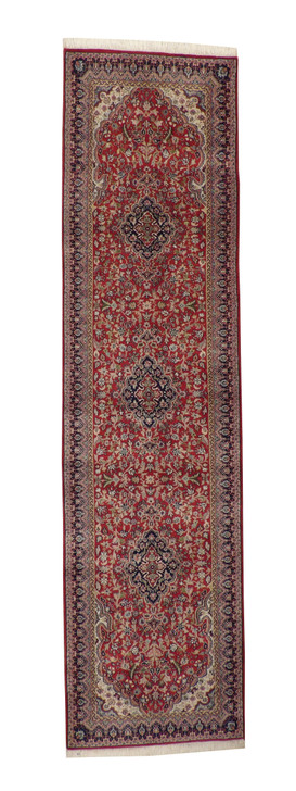 Traditional Tabriz Design Wool Hand Knotted Rug 2.11x11.2 -w2289