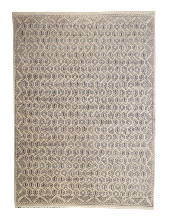 Oushak Kerman Design Wool Hand Knotted Rug 10.0x14.0 -w20047