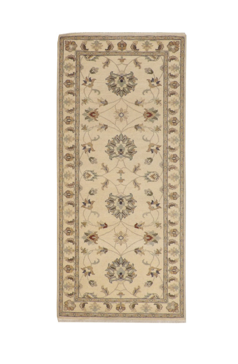 Oushak Indo Zigler Wool Hand Knotted Rug 3.0X7.0 -w20137
