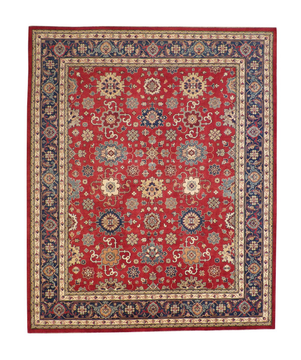 Tribal Super Kazak Wool Hand Knotted Rug 8x10 -b-107
