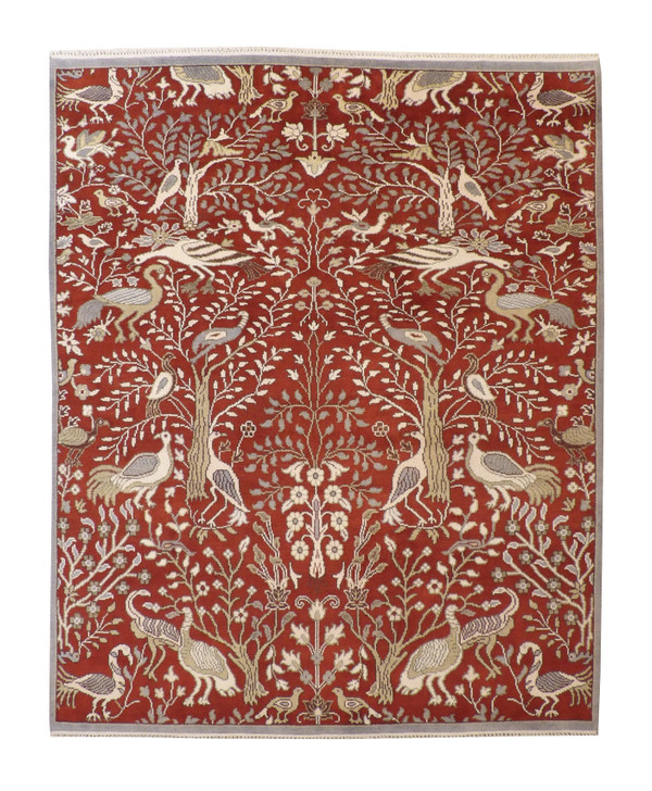 Tribal Zigler Wool Hand Knotted Rug 8x10 -w20260
