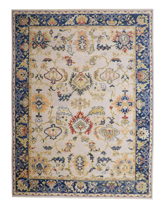 Oushak Colorful Zigler Wool Hand knotted Rug 9x12 - w20181