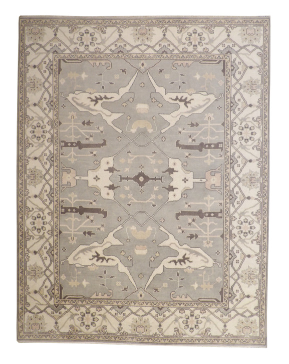 Oushak Zigler Wool Hand knotted Rug 9x12 - w20334