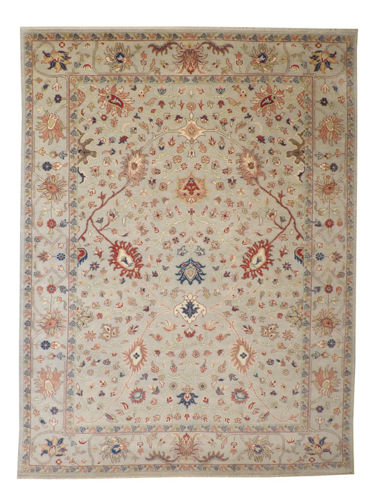 Traditional Agra Zigler Wool Hand knotted Rug 9x12 - w2144