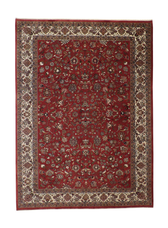 Traditional Fine Herati Wool Hand knotted Rug 9x12 - w20036