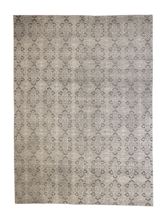 Transitional Flatweave Sumack Wool Hand knotted Rug 9x12 - w2277