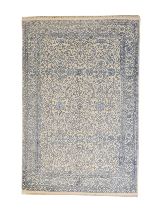 Traditional Fine Haji Jalili Wool/silk Hand Knotted Rug 6X9 - w20064