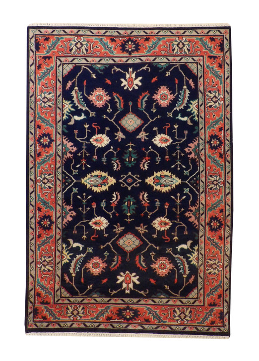 Tribal Sherapi Wool Hand Knotted Rug 6X9 - w20266