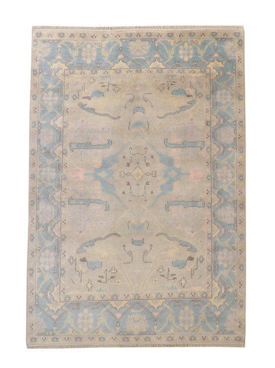 Traditional Zigler Wool Hand Knotted Rug 6X9 - w20347