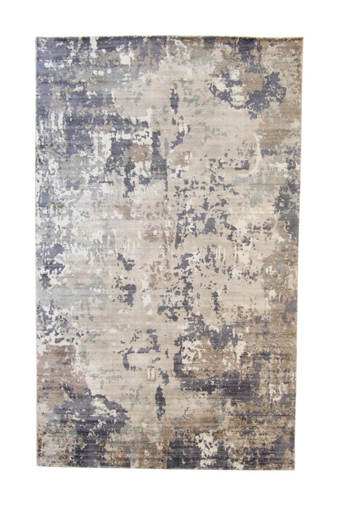 Modern Abstract Design Viscose Hand Loom Rug 5.0X8.0 - w5130