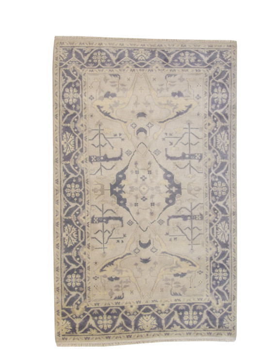 Oushak Zigler Wool Hand Knotted Rug 5.0X8.0 - w20342