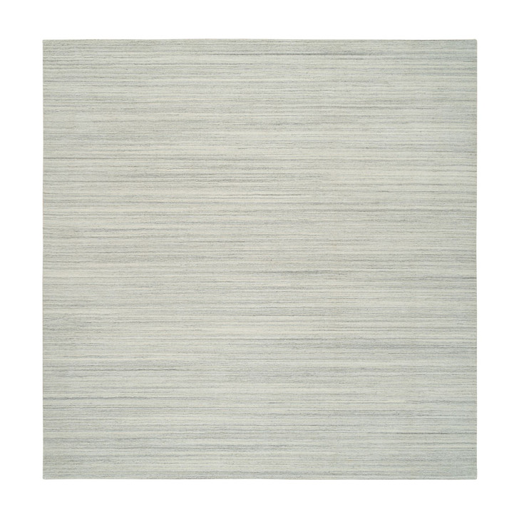 Modern and Contemporary Wool Hand Loomed Rug Ivory No Border 10.0X10.0 -O065006