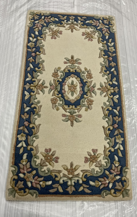 Traditional Clearance Area Rug Blue 2X4  -EB-63