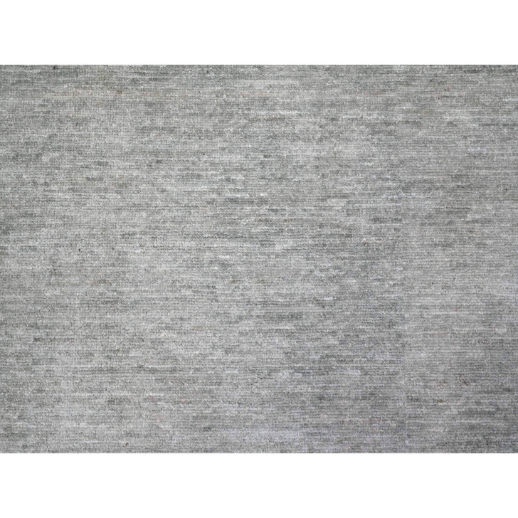 Modern and Contemporary Wool Hand Knotted Rug Grey 8.8x11.9 -O089655