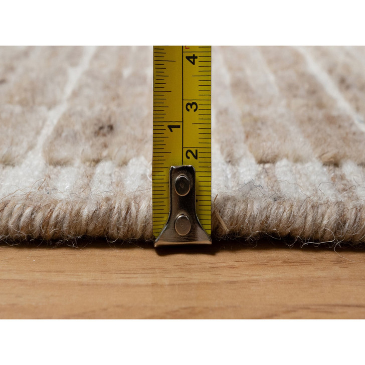 Modern and Contemporary Wool Hand Loomed Rug Brown 2.2x3.1 -O091070