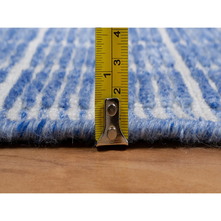 Modern and Contemporary Wool Hand Loomed Rug Blue 2.1x3.1 -O091073