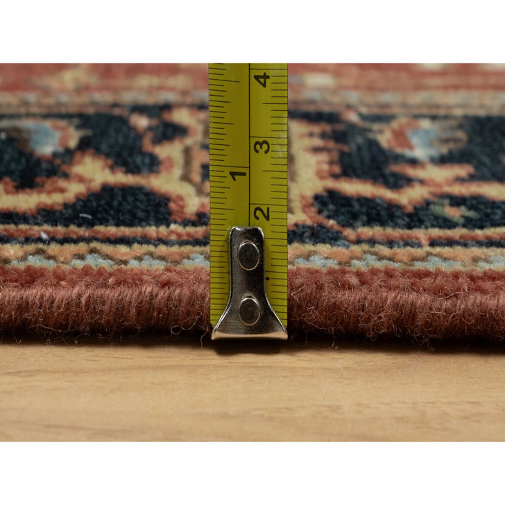 Heriz Wool Hand Knotted Rug Red 2.9x6.0 -O091236