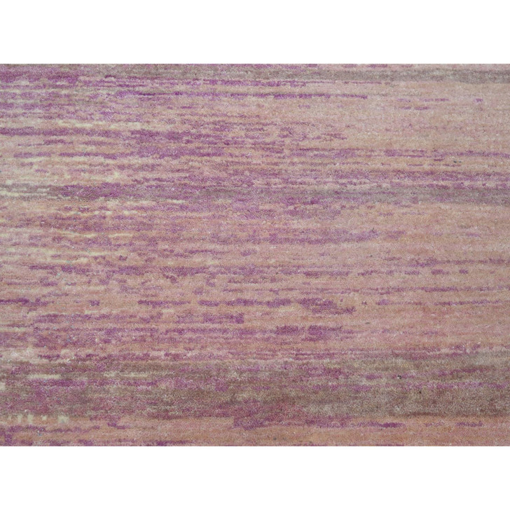 Modern and Contemporary Wool Hand Knotted Rug Pink 9.0x12.3 -O075512