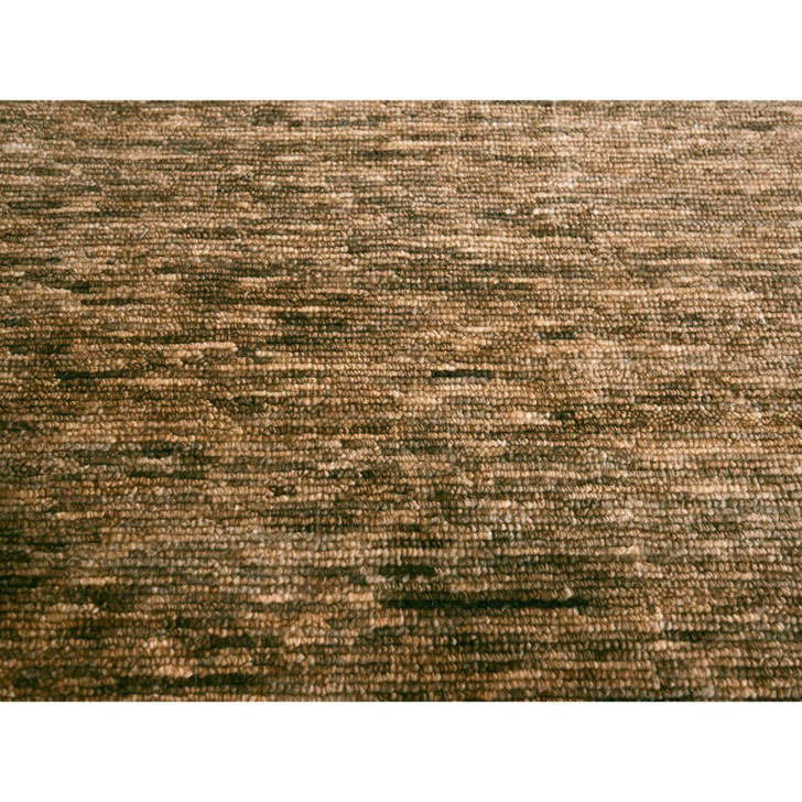 Modern and Contemporary Wool Hand Knotted Rug Brown 9.4x12.4 -O076078