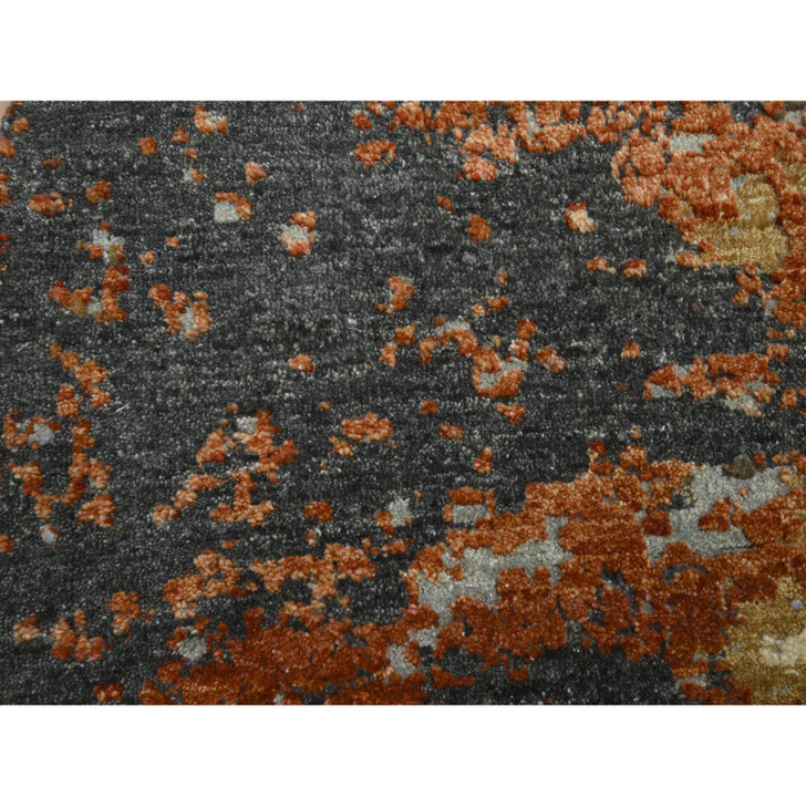 Modern and Contemporary Wool Hand Knotted Rug Beige 8.2x8.3 -O083154