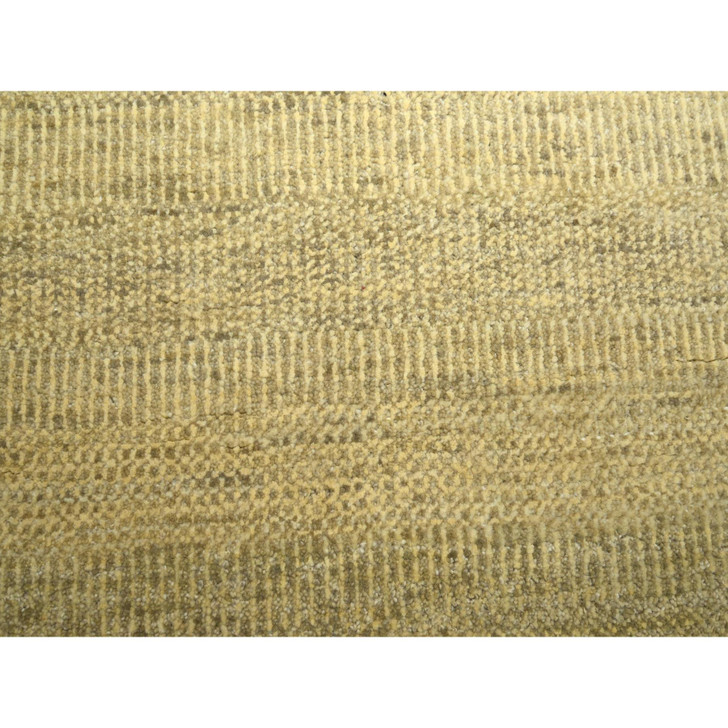 Modern and Contemporary Wool & Silk Hand Knotted Rug Brown 6.0x9.0 -O083214