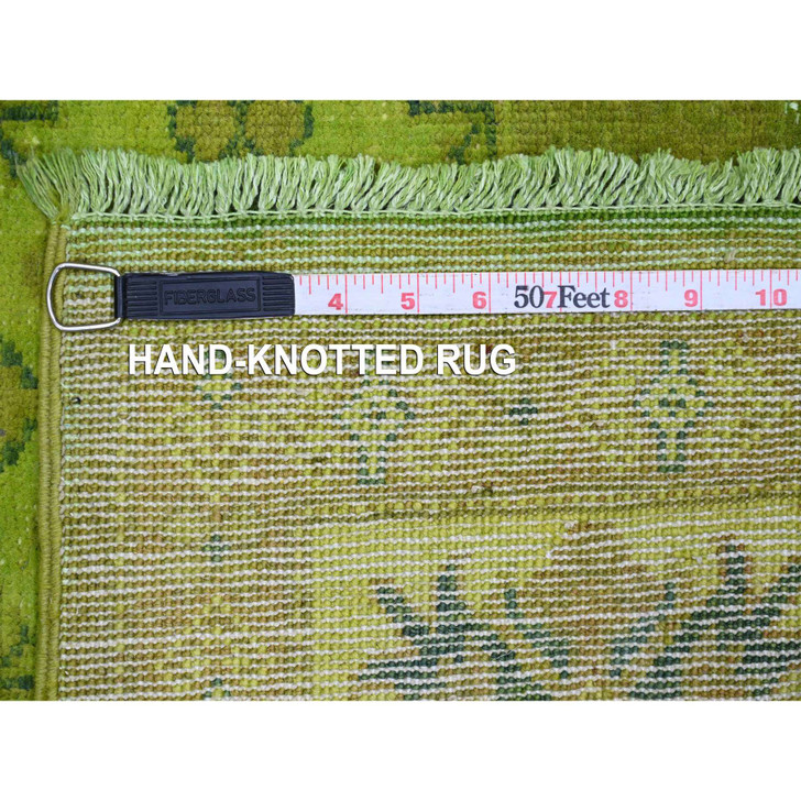 Kazak Wool Hand Knotted Rug Green 6.0x8.2 -O020443