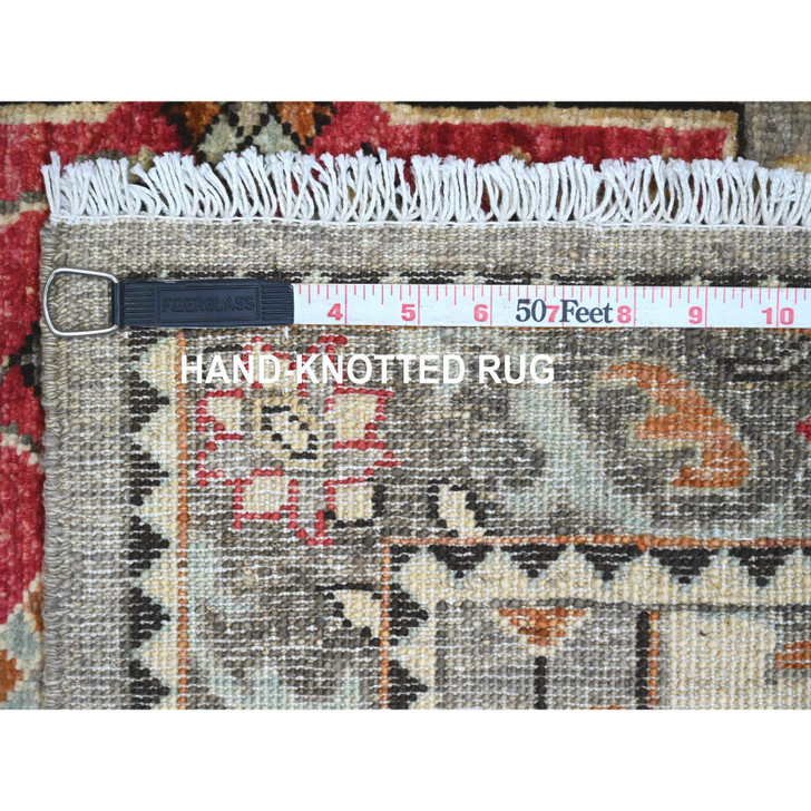 Oushak And Peshawar Wool Hand Knotted Rug Grey 2.6x5.10 -O089820