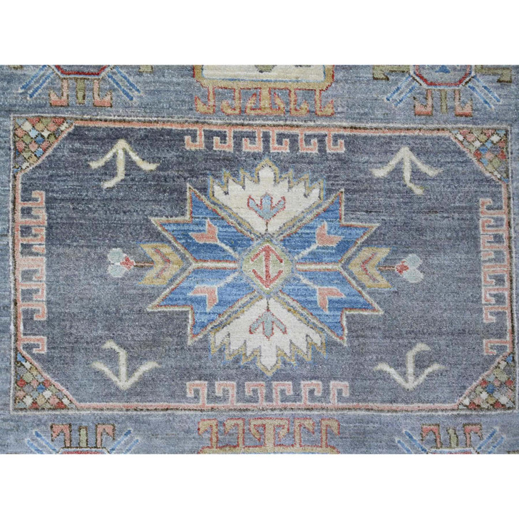 Oushak And Peshawar Wool Hand Knotted Rug Grey 7.8x7.11 -O089997