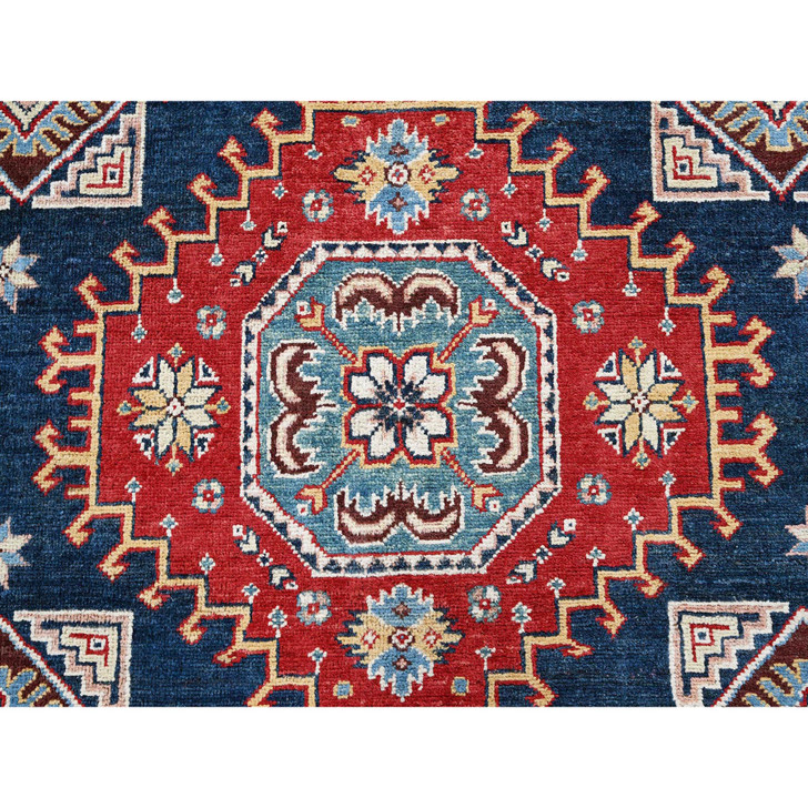 Kazak Wool Hand Knotted Rug Blue 8.0x9.10 -O0303