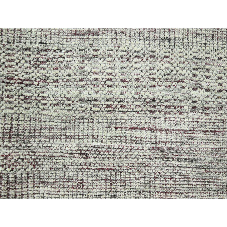 Modern and Contemporary Wool Hand Knotted Rug Red 9.0x12.0 -O076297