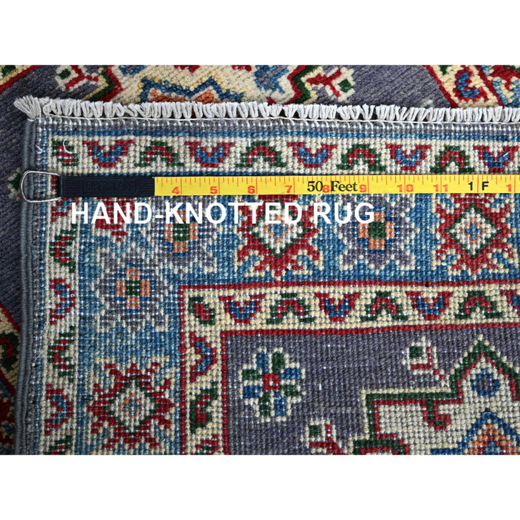 Kazak Wool Hand Knotted Rug Grey 2.0x2.11 -O0369